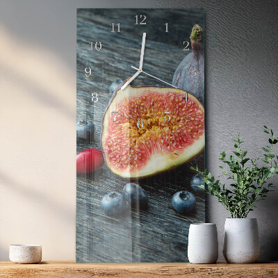 Verticale orologio in vetro Fico