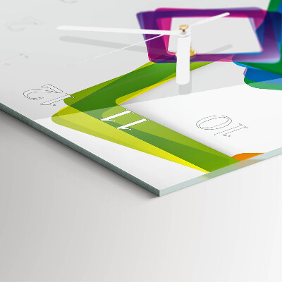 Orologio con stampa verticale Rettangoli colorati