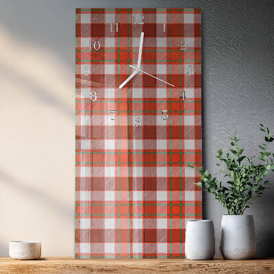Verticale orologio in vetro Netto