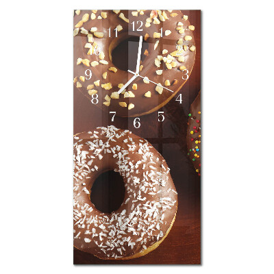 Orologio con stampa verticale Ciambelle