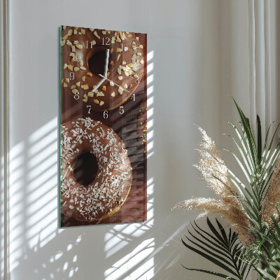 Orologio con stampa verticale Ciambelle