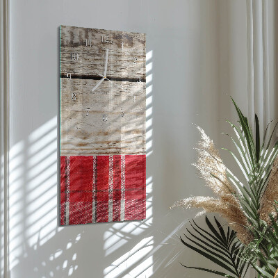 Verticale orologio in vetro Tavolo