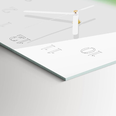 Verticale orologio in vetro Modello