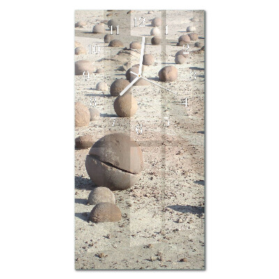 Verticale orologio Pietre da spiaggia