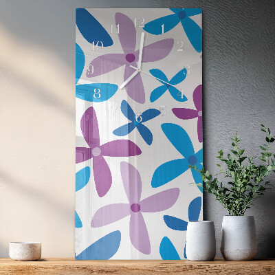Verticale orologio Fiori hawaiani