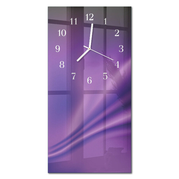 Orologio con stampa verticale Onde viola