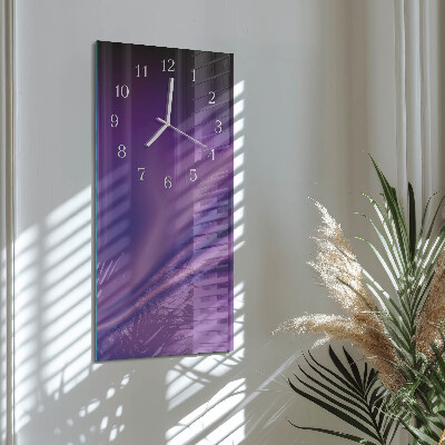 Orologio con stampa verticale Onde viola