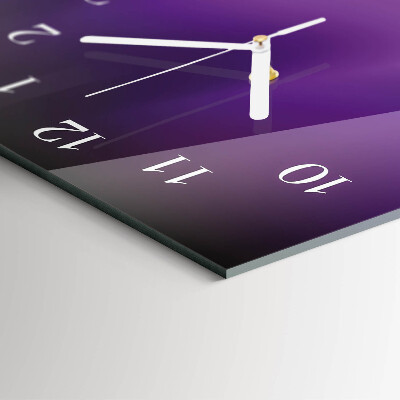 Orologio con stampa verticale Onde viola