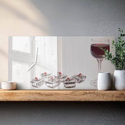 Orizzontali orologi Calice da vino