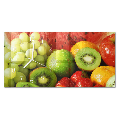 Orizzontale orologio in vetro Prodotti della frutta