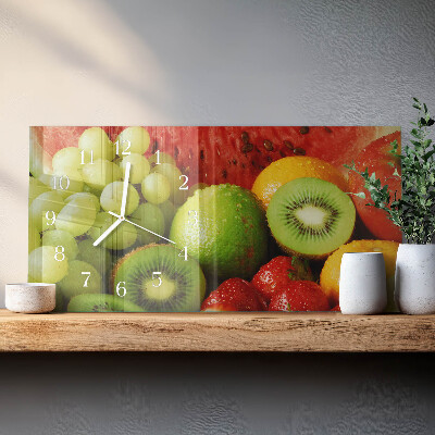 Orizzontale orologio in vetro Prodotti della frutta