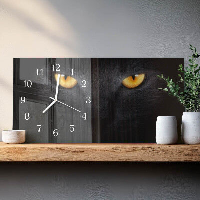 Orologio da parete orizzontale Gatto maschio
