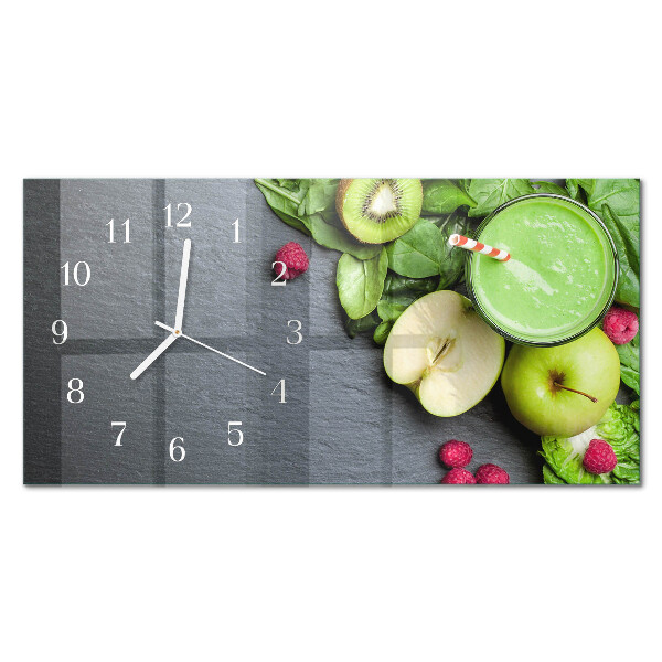 Orizzontale orologio con stampa Cocktail di frutta