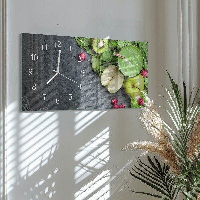 Orizzontale orologio con stampa Cocktail di frutta