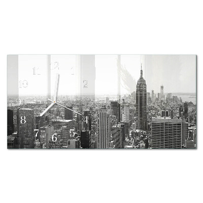 Orologio da parete orizzontale New York Manhattan