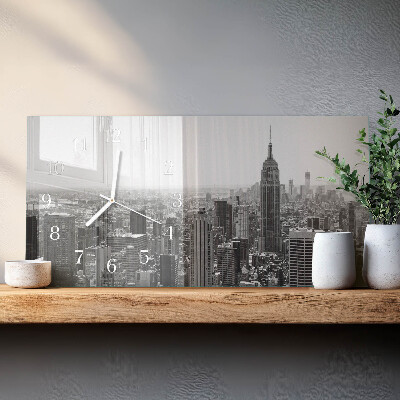 Orologio da parete orizzontale New York Manhattan