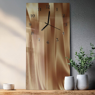 Verticale orologio da parete Velluto