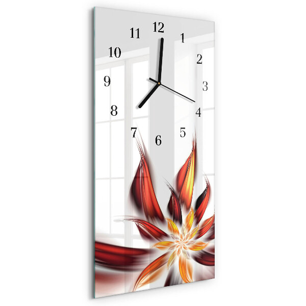 Verticale orologio da parete Fiore