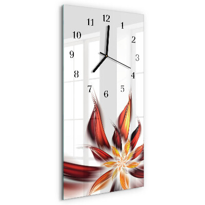 Verticale orologio da parete Fiore
