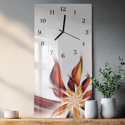 Verticale orologio da parete Fiore