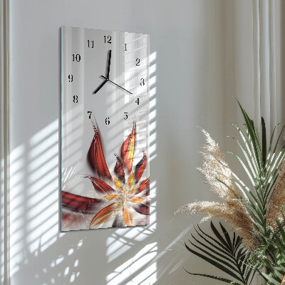 Verticale orologio da parete Fiore
