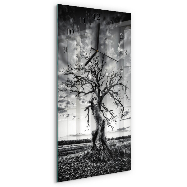 Verticale orologio da parete Albero