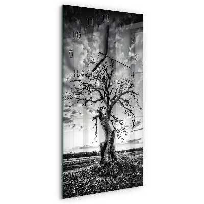 Verticale orologio da parete Albero