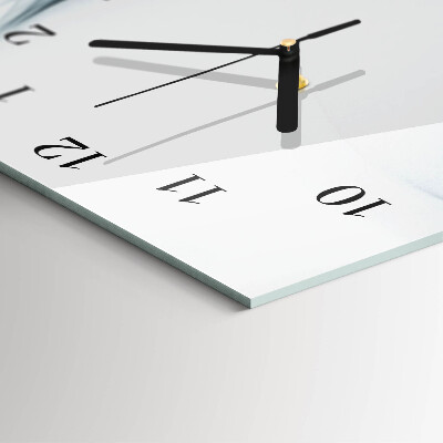 Verticale orologio con stampa Astrazione