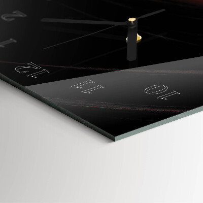 Orologio verticale in vetro Astrazione