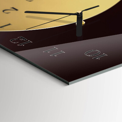 Verticale orologio con stampa Arte astratta