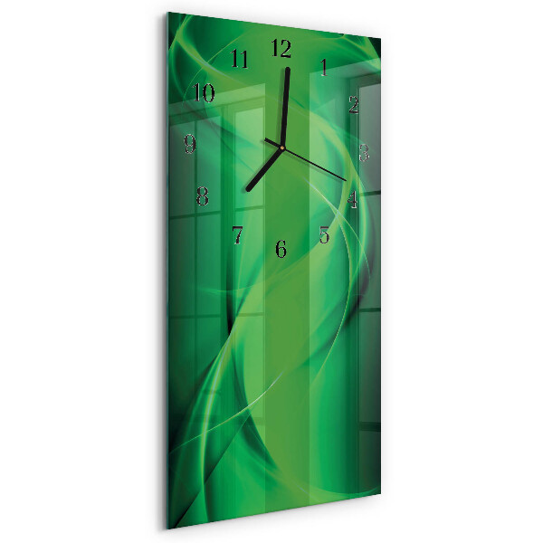 Orologio verticale in vetro Astrazione