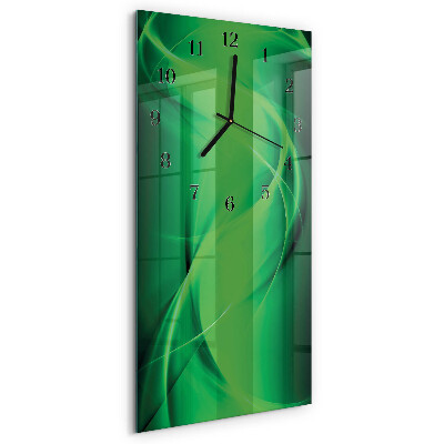 Orologio verticale in vetro Astrazione