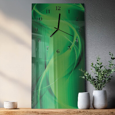 Orologio verticale in vetro Astrazione
