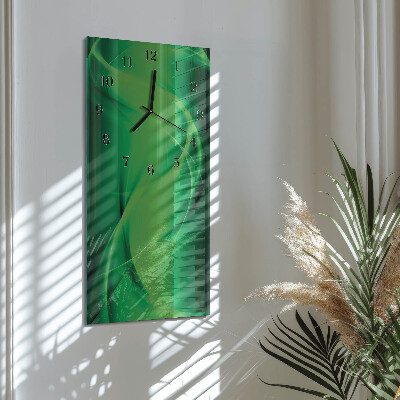 Orologio verticale in vetro Astrazione