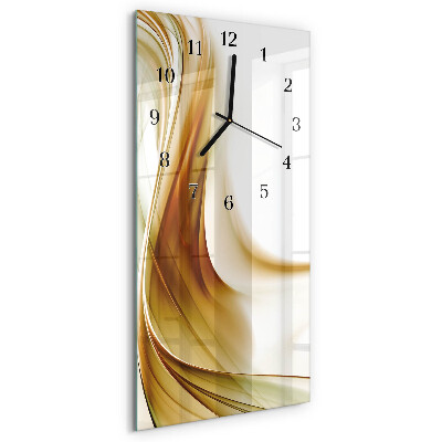 Orologio verticale in vetro Astrazione