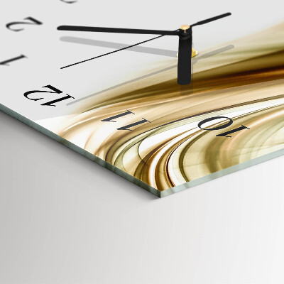 Orologio verticale in vetro Astrazione