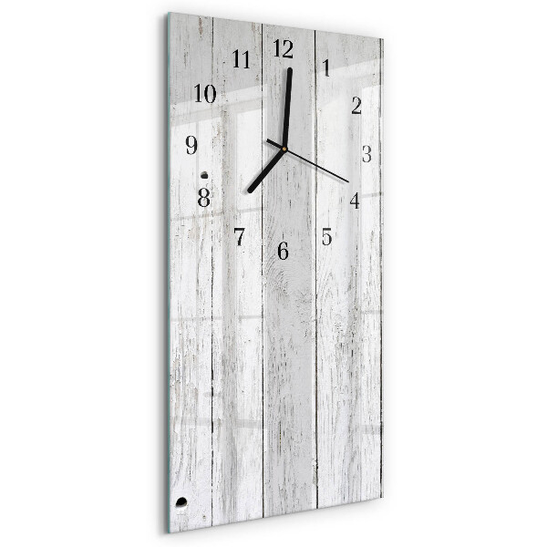 Verticale orologio da parete Legna