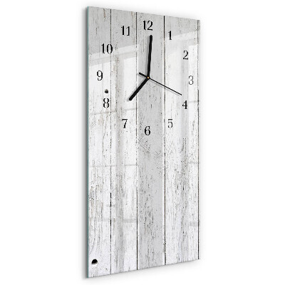 Verticale orologio da parete Legna