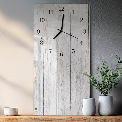 Verticale orologio da parete Legna