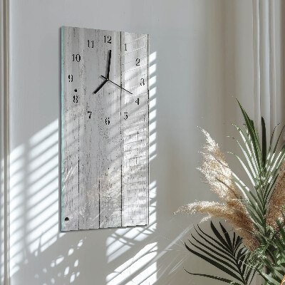 Verticale orologio da parete Legna