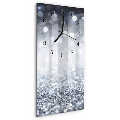 Orologio verticale in vetro Broccato