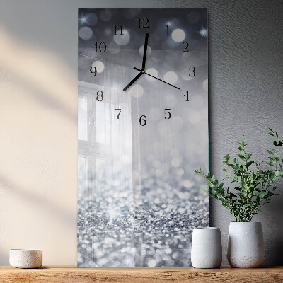Orologio verticale in vetro Broccato