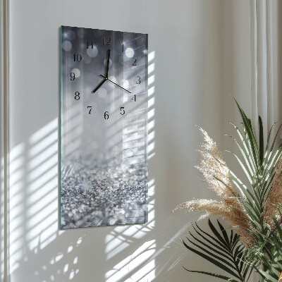 Orologio verticale in vetro Broccato