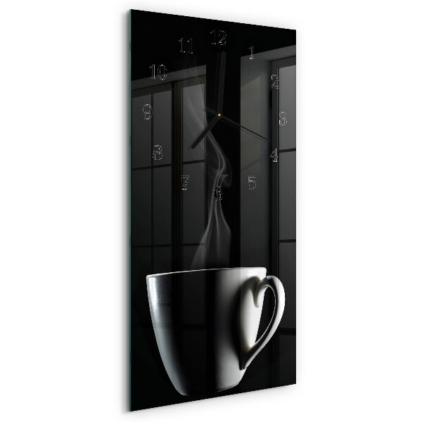Verticale orologio con stampa Tazza