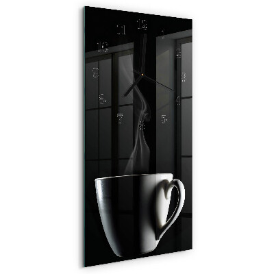 Verticale orologio con stampa Tazza