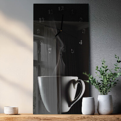 Verticale orologio con stampa Tazza