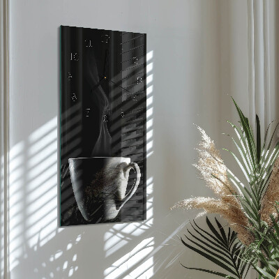 Verticale orologio con stampa Tazza