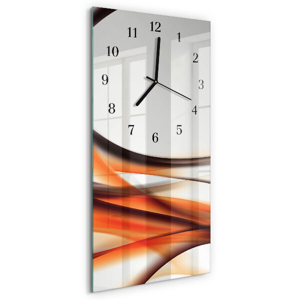 Verticale orologio da parete Astrazione
