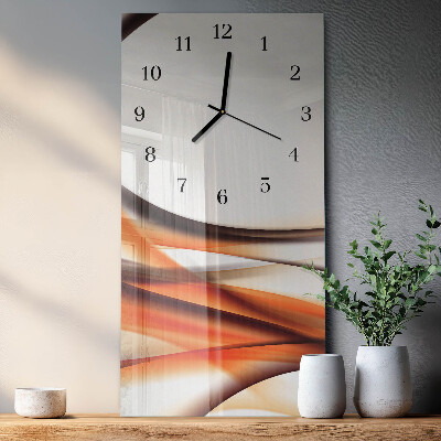 Verticale orologio da parete Astrazione