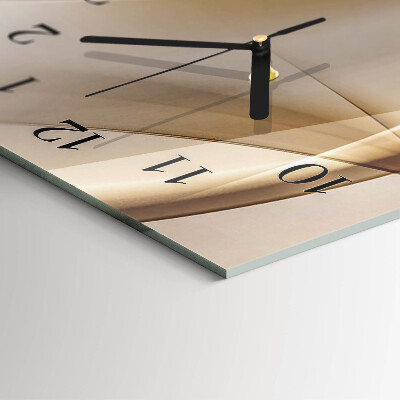 Verticale orologio con stampa Astrazione
